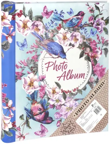 Фотоальбом "Птицы и цветы" (10 магнитных листов) (77010) обложка книги