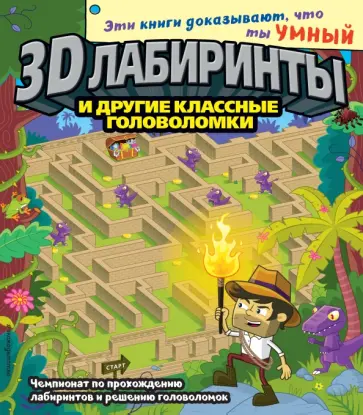 3D-лабиринты и другие классные головоломки обложка книги