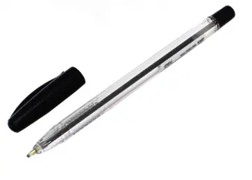 Ручка шариковая, 1мм "Deli" черный (ES307black) обложка книги