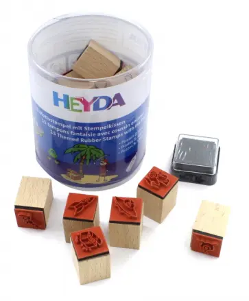 Набор штампиков "Пираты/Астронавты", 15 шт. (204888486) обложка книги