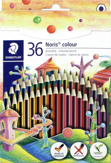 Карандаши цветные "Noris Colour" (36 цветов) (185CD36) обложка книги