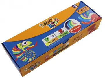 Гуашь "BIC Kids" (12 цветов) (B947715) обложка книги