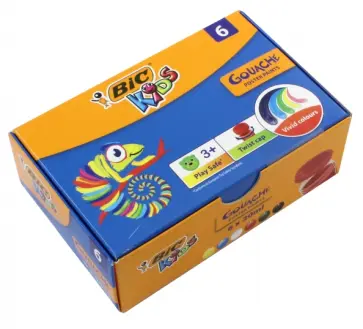 Гуашь "BIC Kids" (6 цветов) (B947714) обложка книги