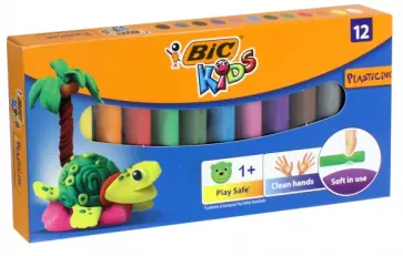 Пластилин "BIC Kids" (12 цветов) (B947713) обложка книги