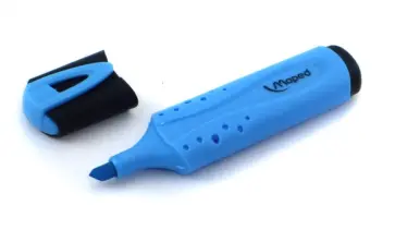 Текстовыделитель "Fluo Pep's Clas" (1-5 мм, голубой) (742530) обложка книги