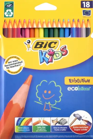 Карандаши цветные "Evolution" (18 цветов) (B937513) обложка книги