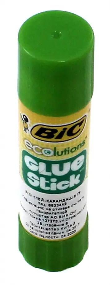 Клей-карандаш BIC, 8 гр (B8923442) обложка книги