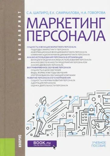 Шапиро, Самраилова - Маркетинг персонала (для бакалавров). Учебное пособие обложка книги