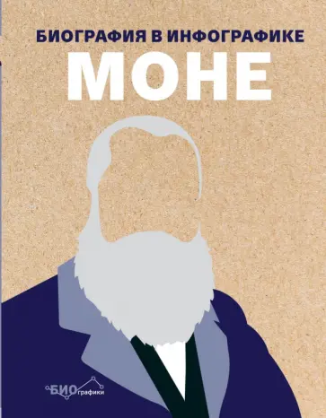 Моне. Биография в инфографике обложка книги