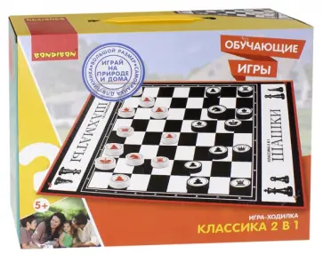 Игра-ходилка обучающая «Классика 2 в 1» (ВВ2604) обложка книги
