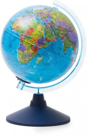 Глобус политический с подсветкой (d=210мм) (Ве012100248) обложка книги