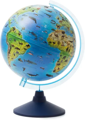 Глобус Зоогеографический (детский) (d=250) (Ке012500269) обложка книги