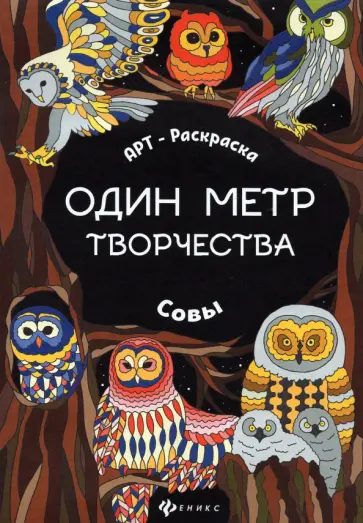 Совы. Книжка-раскраска Совы. Книжка-раскраска обложка книги