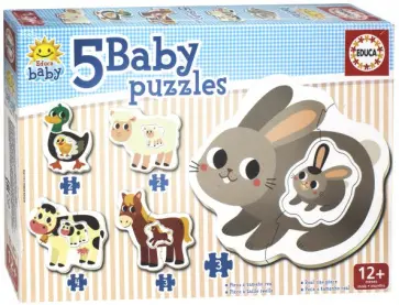 Пазл 5 в 1 "Ферма" (14 деталей) (17574) обложка книги