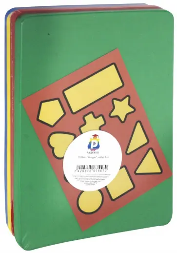 3D Пазл "Фигуры", набор 4 в 1 обложка книги