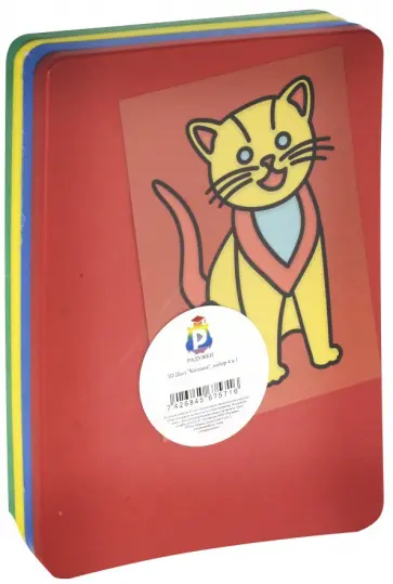 3D Пазл "Котенок", набор 4 в 1 обложка книги