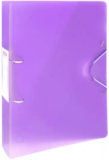 Папка на 2-х кольцах с резинкой "COLOR COLLECT" фиолетовый (85542) Папка на 2-х кольцах с резинкой "COLOR COLLECT" фиолетовый (85542) обложка книги