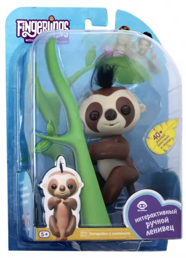 Интерактивный ленивец "Кингсли" обложка книги