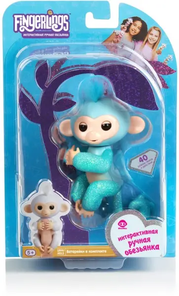 Интерактивная  обезьянка (изумрудная) АМЕЛИЯ (3761) обложка книги