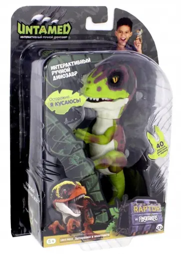 Интерактивный динозавр Стелс (зеленый с фиолетовым) 12 см обложка книги