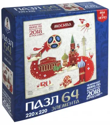 Пазл-64 №Москва" (03871) обложка книги