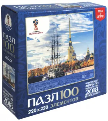 Пазл-100 "Города. Санкт-Петербург" (03797) обложка книги