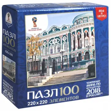 Пазл-100 "Города. Екатеринбург" (03798) обложка книги