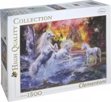 Пазл-1500 "Дивные единороги" (31805) обложка книги