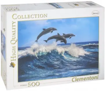 Пазл-500 "Дельфины" (35055) обложка книги