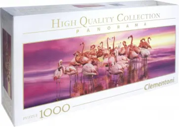 Пазл-1000 "Завораживающий танец фламинго" (39427) обложка книги