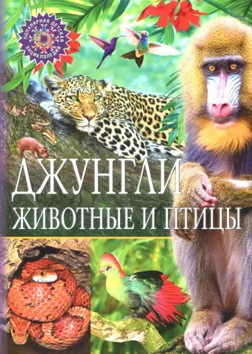 Джунгли. Животные и птицы Джунгли. Животные и птицы обложка книги