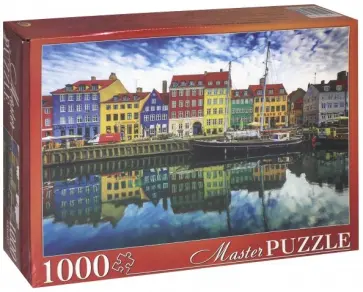 Puzzle-1000 Дания. Копенгаген (ГИМП1000-6893) обложка книги