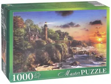 Puzzle-1000 Маяк на закате (МГМП1000-6914) обложка книги