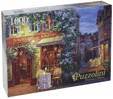 Puzzle-1000 "Виктор Швайко. Кафе в цветах" (ALPZ1000-7739) обложка книги