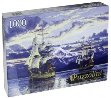 Puzzle-1000 "Корабли капитана Ванкувера" (ALPZ1000-7735) обложка книги
