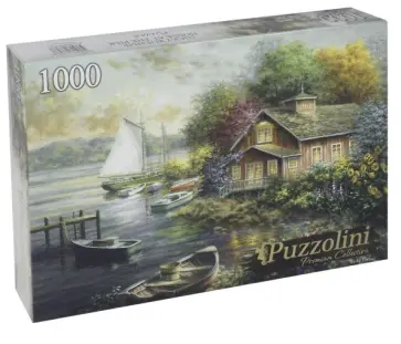 Puzzle-1000 "Ники Боэм. Дом у причала" (ALPZ1000-7743) обложка книги