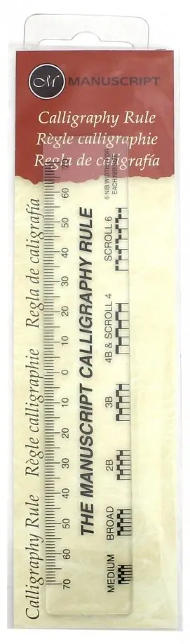 Линейка для каллиграфии "Manuscript" (MC360B) обложка книги