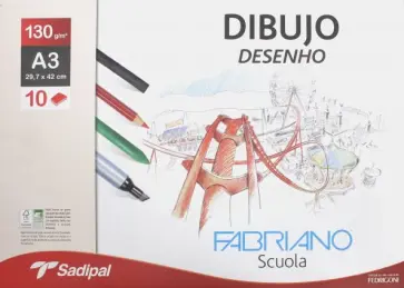 Бумага для рисования 10 листов, А3 (SA-F74029742) Бумага для рисования 10 листов, А3 (SA-F74029742) обложка книги