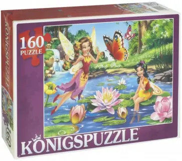 Puzzle-160 "Феи на пруду" (ПК160-5525) обложка книги