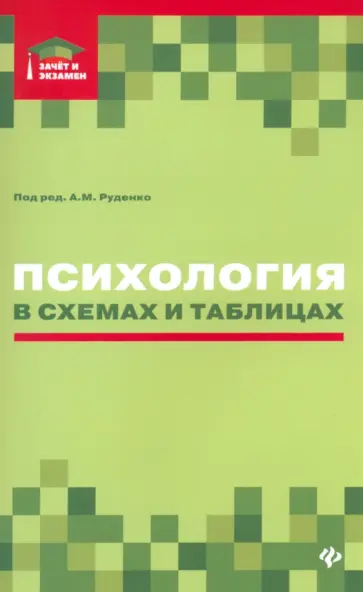 Кузнецова, Руденко - Психология в схемах и таблицах Кузнецова, Руденко - Психология в схемах и таблицах обложка книги