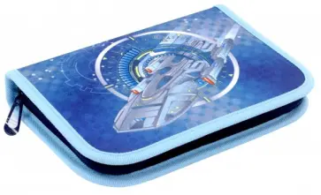 Пенал 1 секция, 23 предмета "SPACE TRAVEL" (18009/B/TG) обложка книги