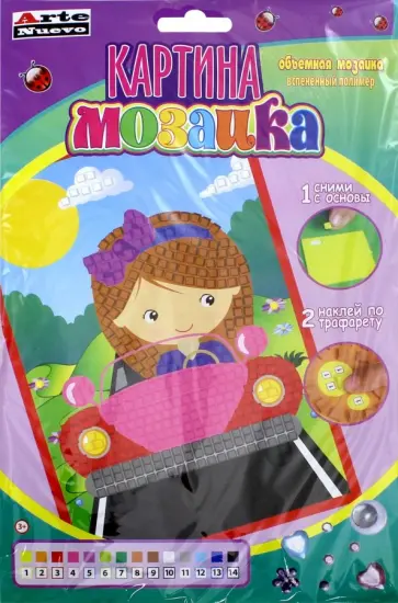 Картина-мозаика "Автоледи" (DT-1016-12) обложка книги