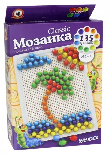 Мозаика "Classic Пальма" 135 элементов, большая плата (03959) обложка книги