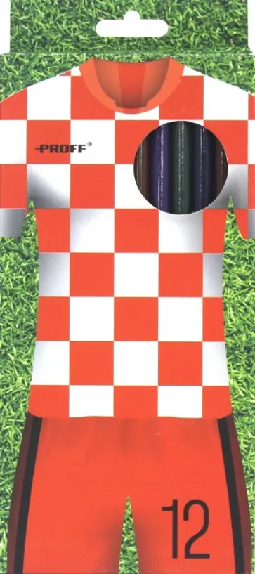 Карандаши цветные "Proff. Спорт 4" (12 цветов) (03-6753) обложка книги