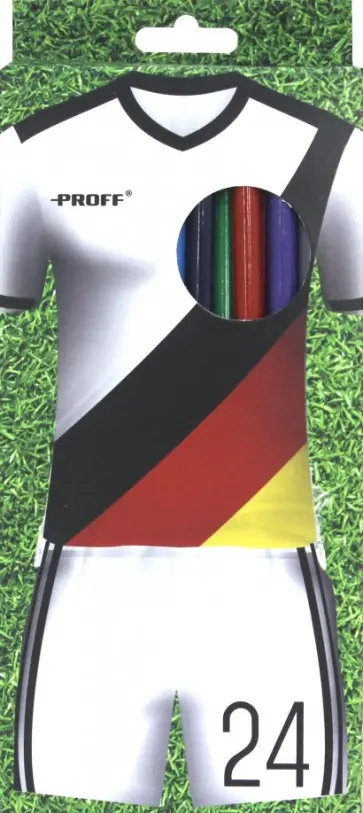 Карандаши цветные "Proff. Спорт 1" (24 цвета) (03-6754) обложка книги