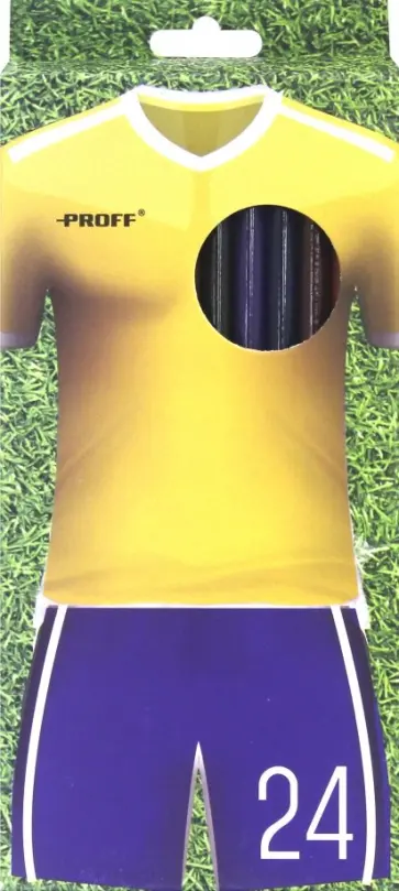 Карандаши цветные "Proff. Спорт 2" (24 цвета) (03-6755) обложка книги