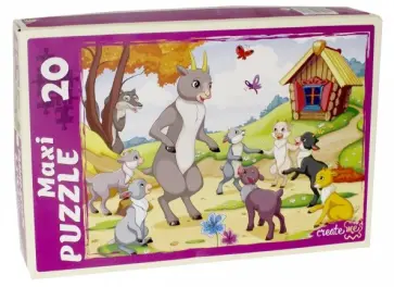 ПАЗЛ-20 maxi "Волк и семеро козлят" (ПМ-3848) обложка книги