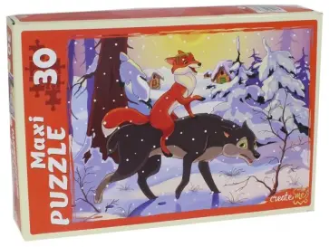 Пазл-30 maxi "Лисичка-сестричка и волк" (ПМ-3853) обложка книги