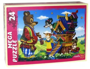Пазл-24 mega "Теремок" (П24-0628) обложка книги