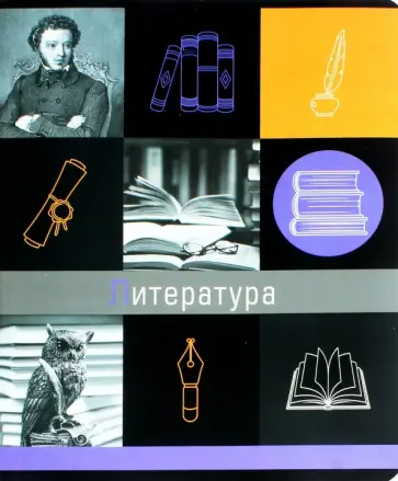 Тетрадь предметная Грани науки. Литература, 48 листов обложка книги